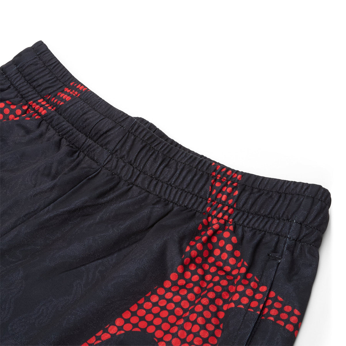 A Bathing Ape Ape Flame Monogram Jacquard Relaxed Fit Football Shorts M (Black) - Image 3