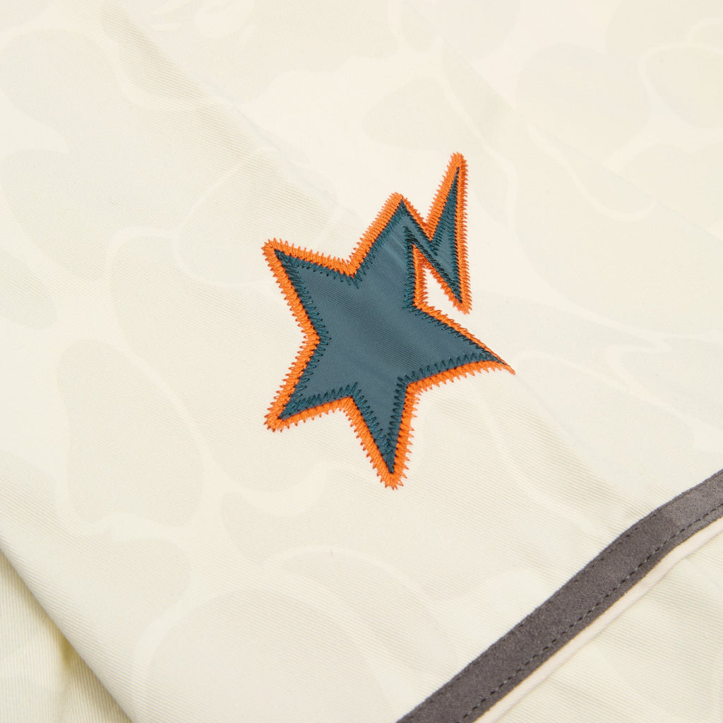A Bathing Ape Solid Camo Multi Logo Baseball Ss Shirt M (Ivory) - Image 7
