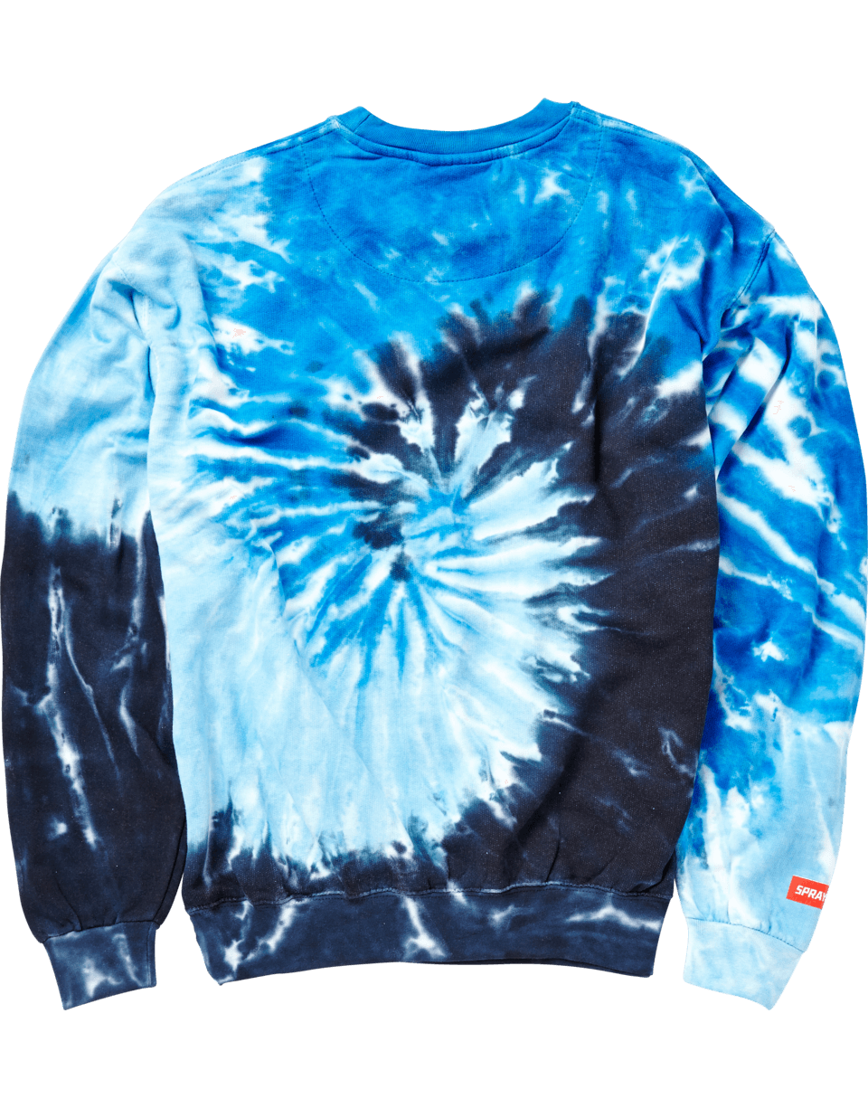 Disruptive Behavior Disorder Crew Royal Blue Tie Dye - Image 2
