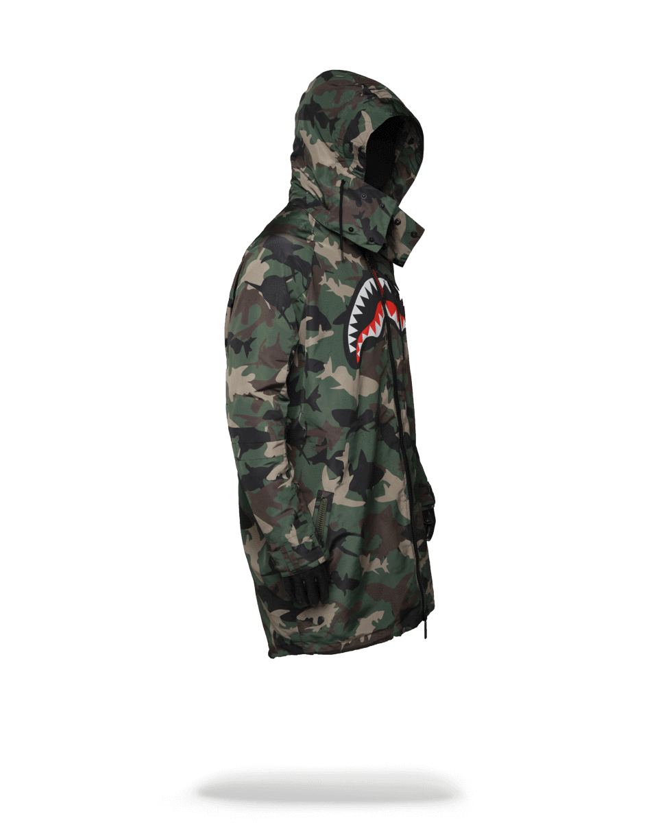 Camo Shark Paratrooper Jacket - Image 2