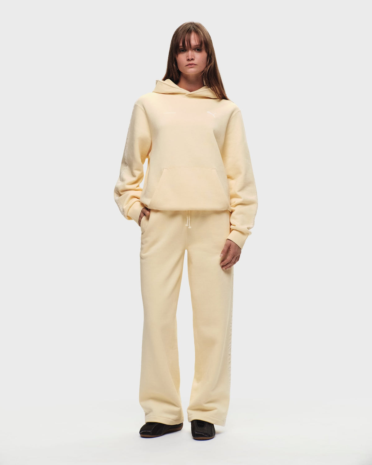 PUMA Lace Trim Fleece Hoodie - Image 4