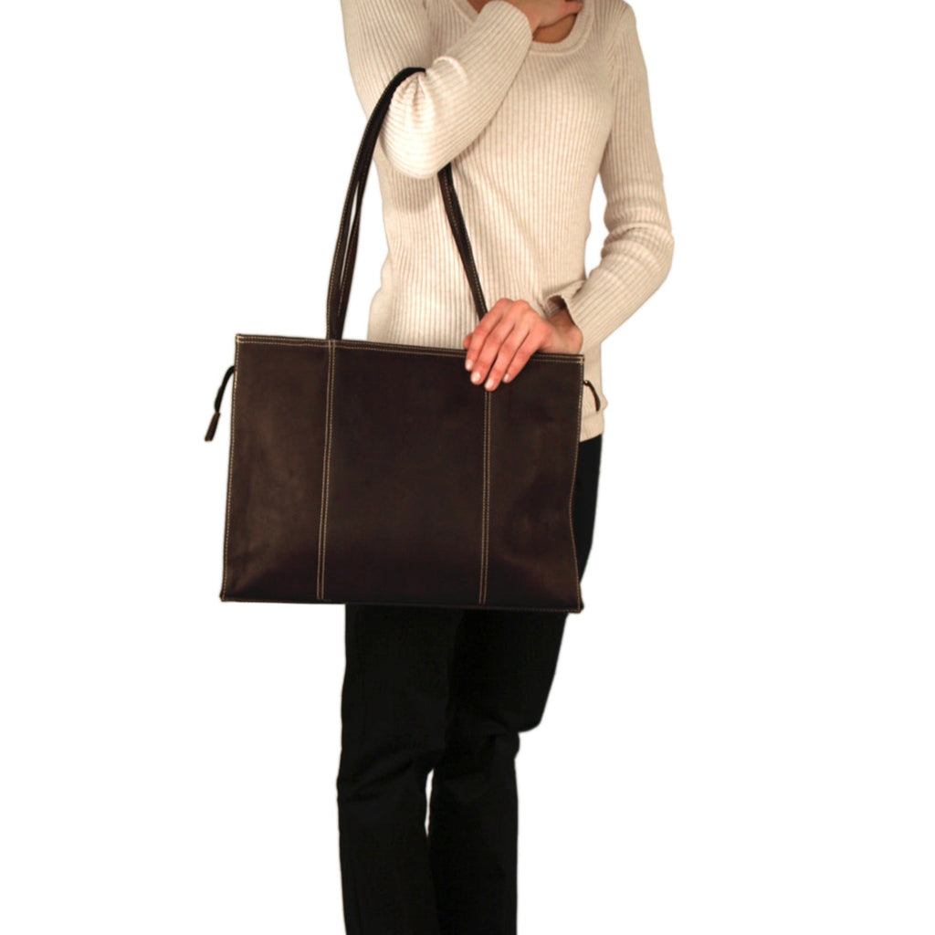 Urban Leather Tote Bag - Image 5