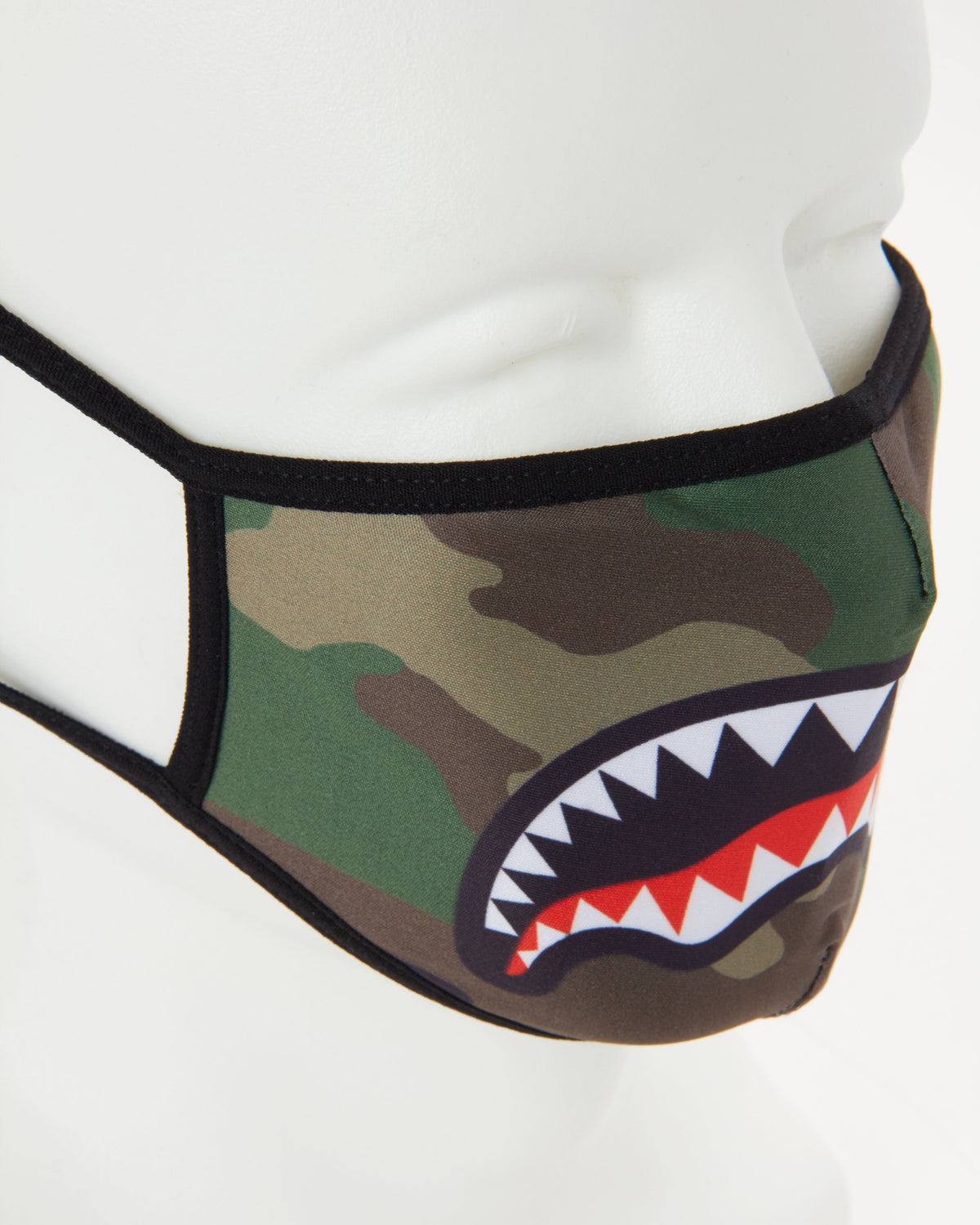 Camo Sharkmouth Form-Fitting Mask - Image 4
