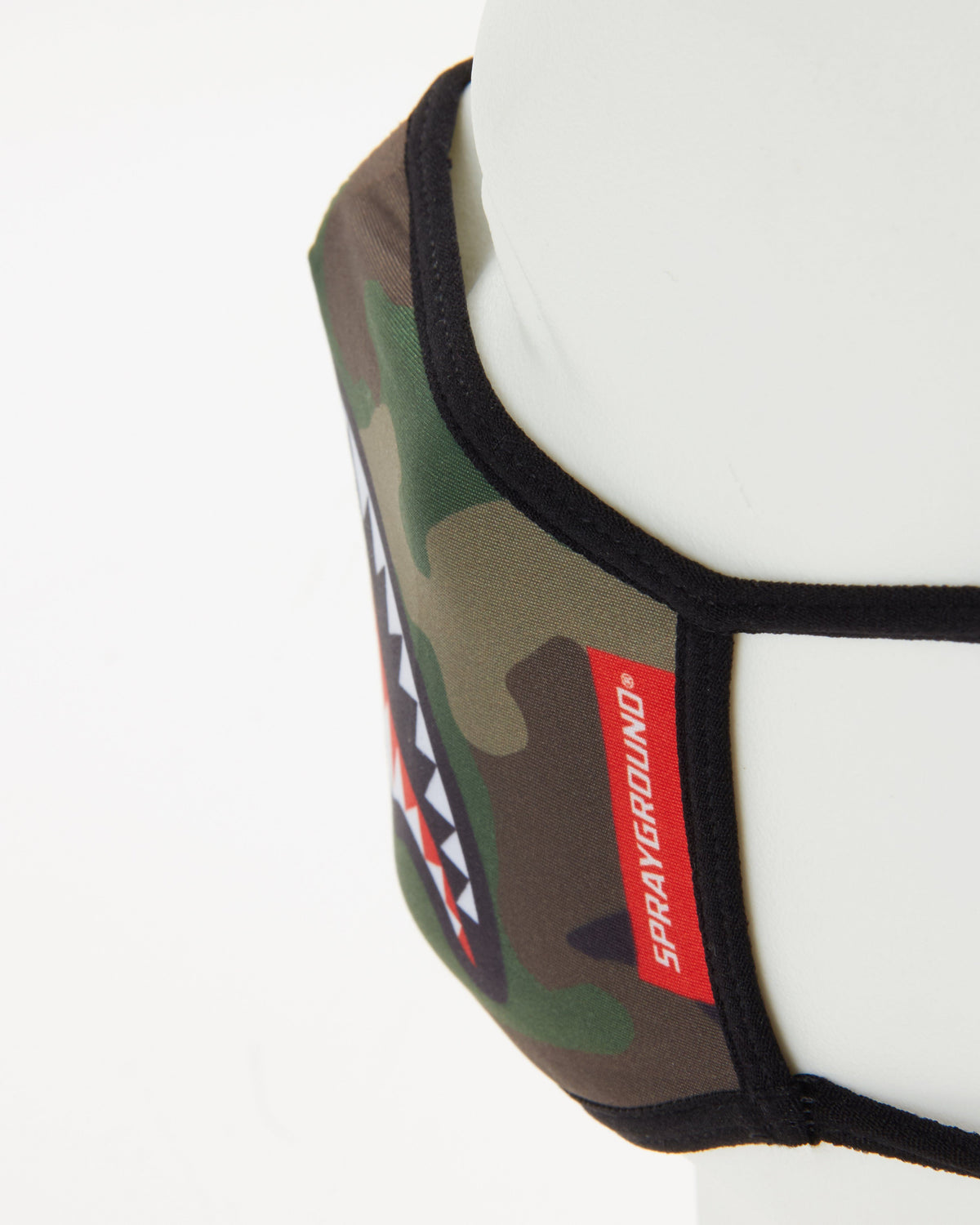 Camo Sharkmouth Form-Fitting Mask - Image 5