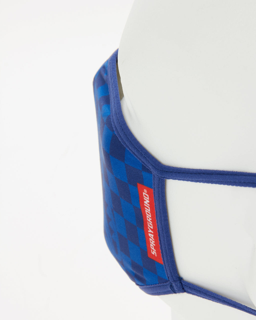 Sharks in Paris (Blue) Form-Fitting Mask - Image 5