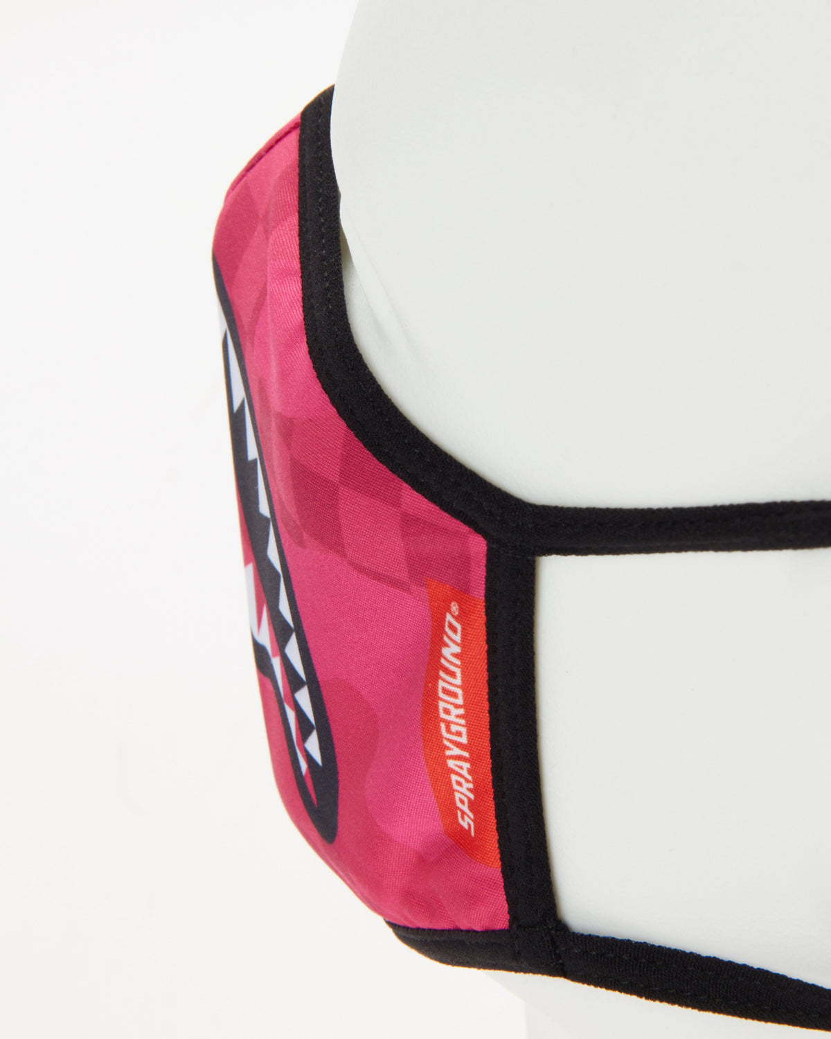 Pink Anime Shark Form-Fitting Mask - Image 5
