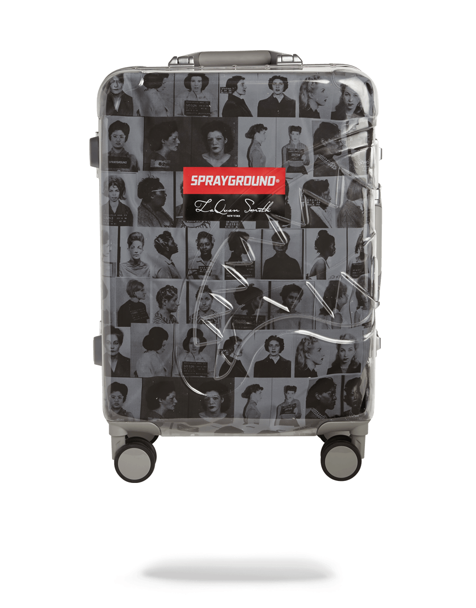 Laquan Smith Embossed Clear 3M Carry-On - Image 7