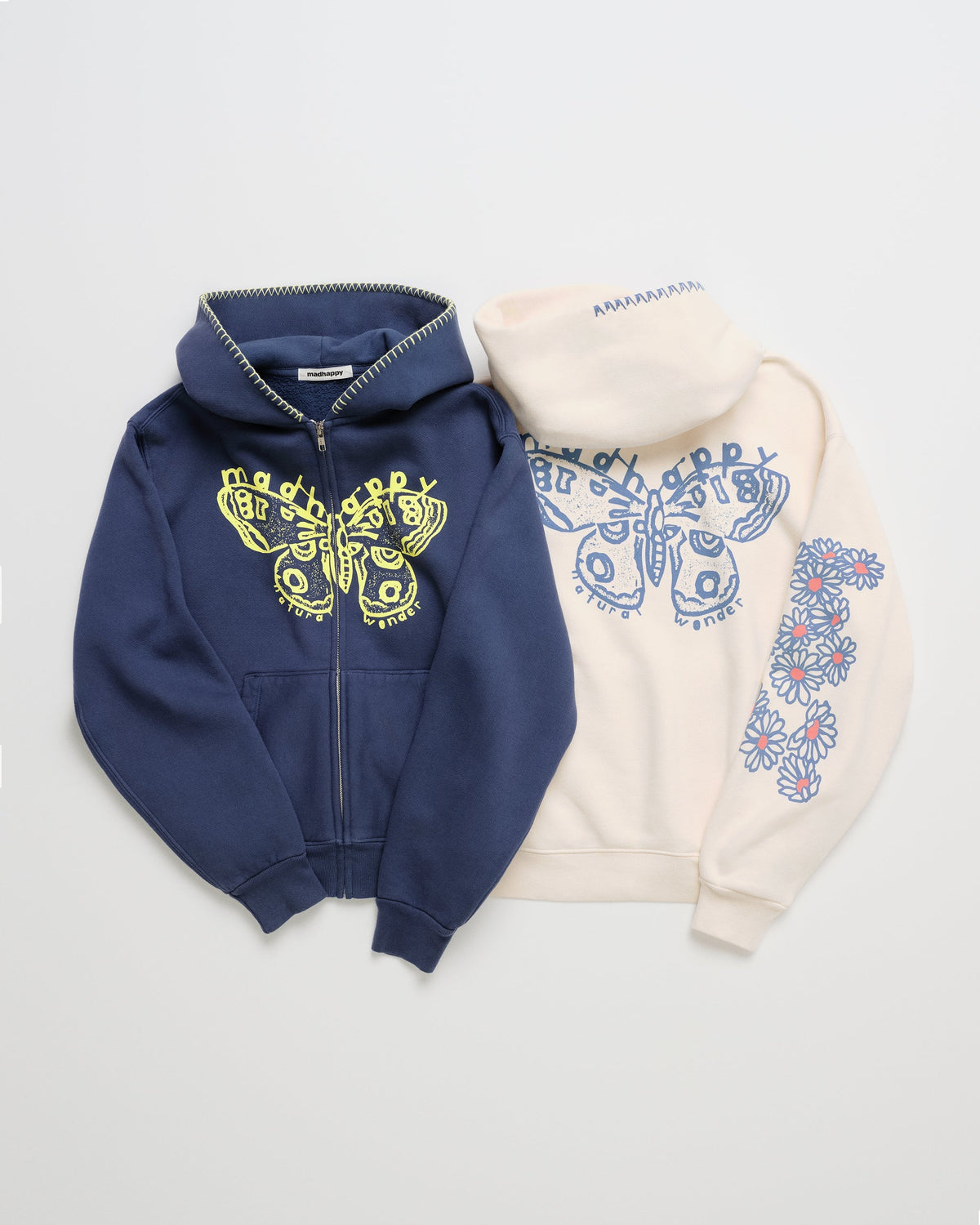 Butterfly Midweight Fleece Zip Up - Image 3