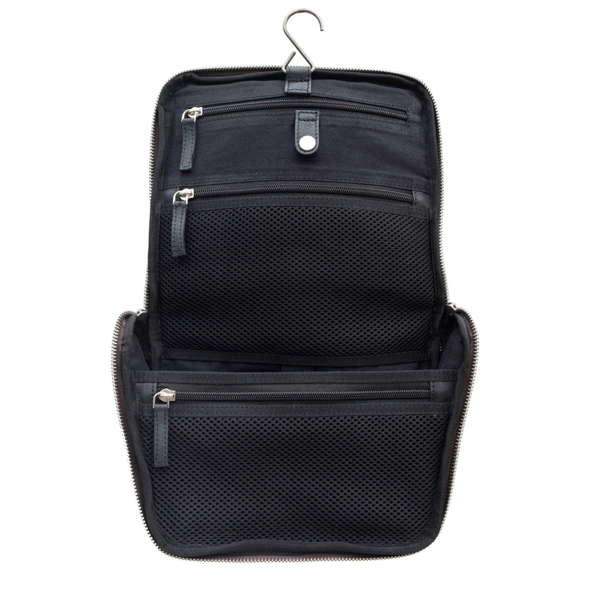 Hanging Leather Travel Kit - Image 5