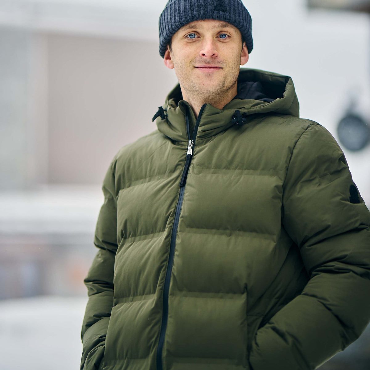 Brinkley Mens Parka - Khaki - Image 7