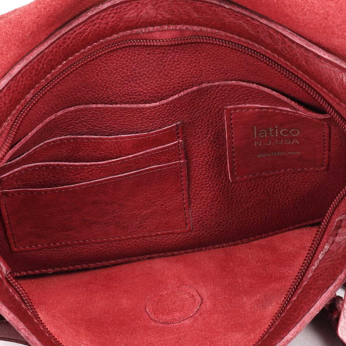 Portage Leather Crossbody Bag - Image 4