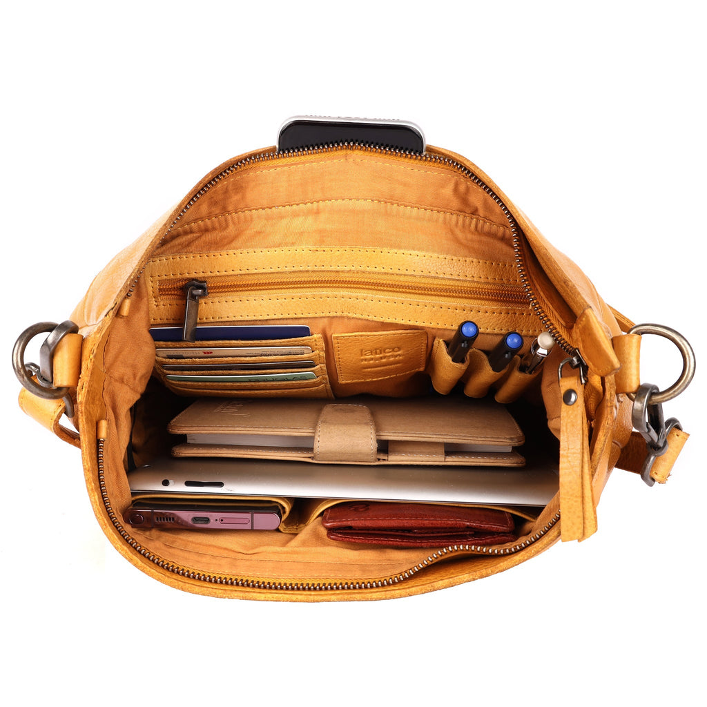 Vista Leather Crossbody Bag - Image 12