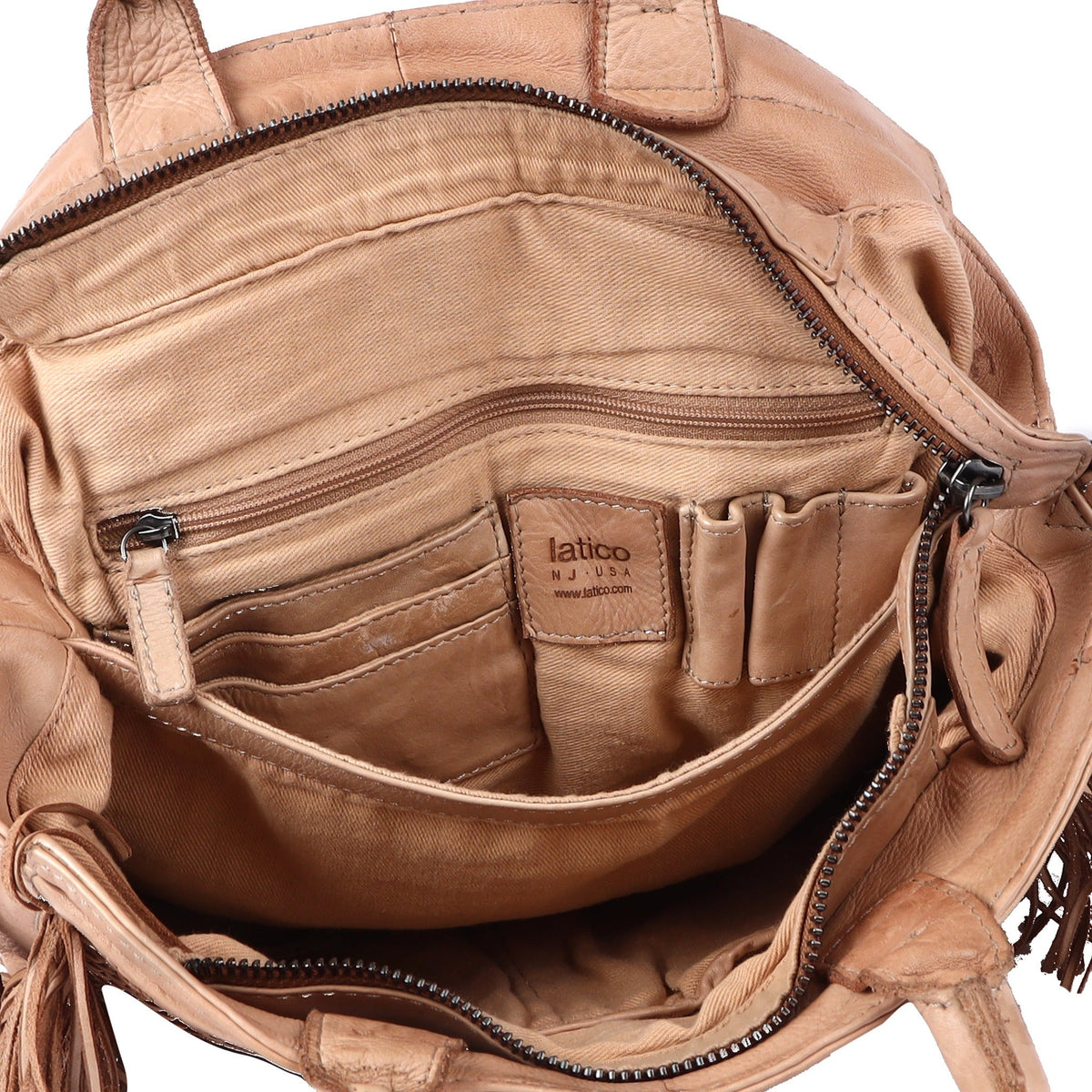 Grit Leather Crossbody Bag - Image 7