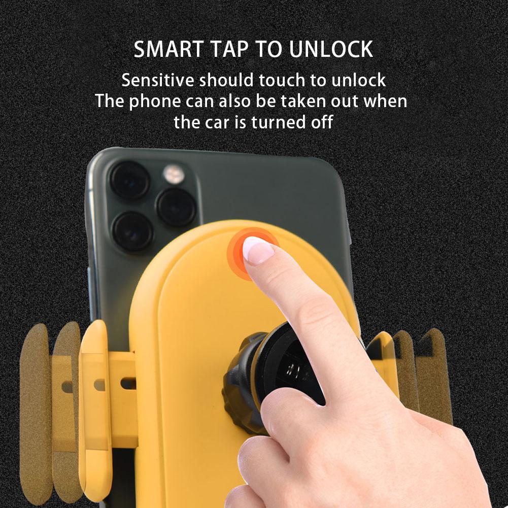 Infrared Induction Wireless Car Charger & Phone Holder - Image 3