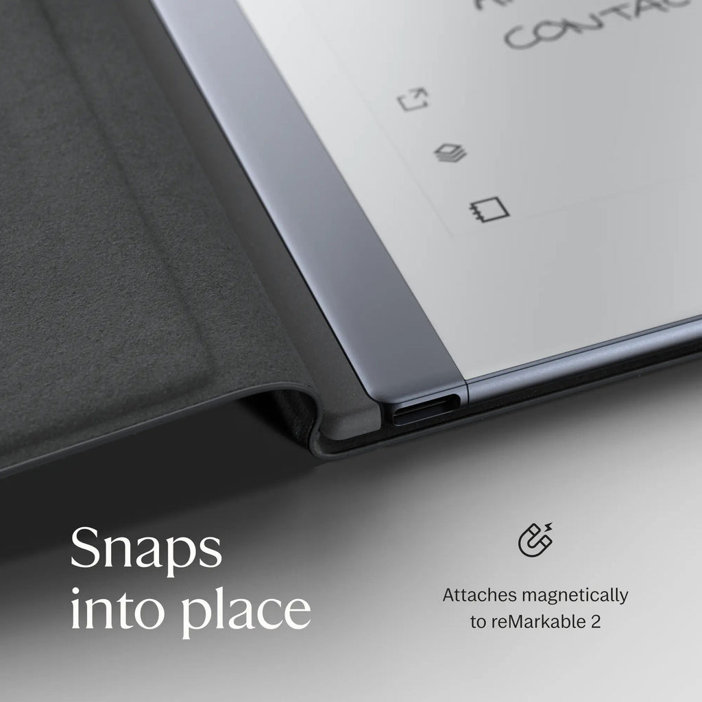 reMarkable 2 - 10.3" Paper Tablet with Marker Plus and Polymer Weave Book Folio - Gray - RM114 - Image 5