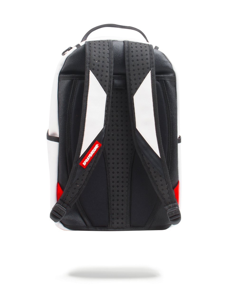 The Sprayground DIY White Backpack (Vegan Leather & Inner Money Lining) & Markers Included - Image 4