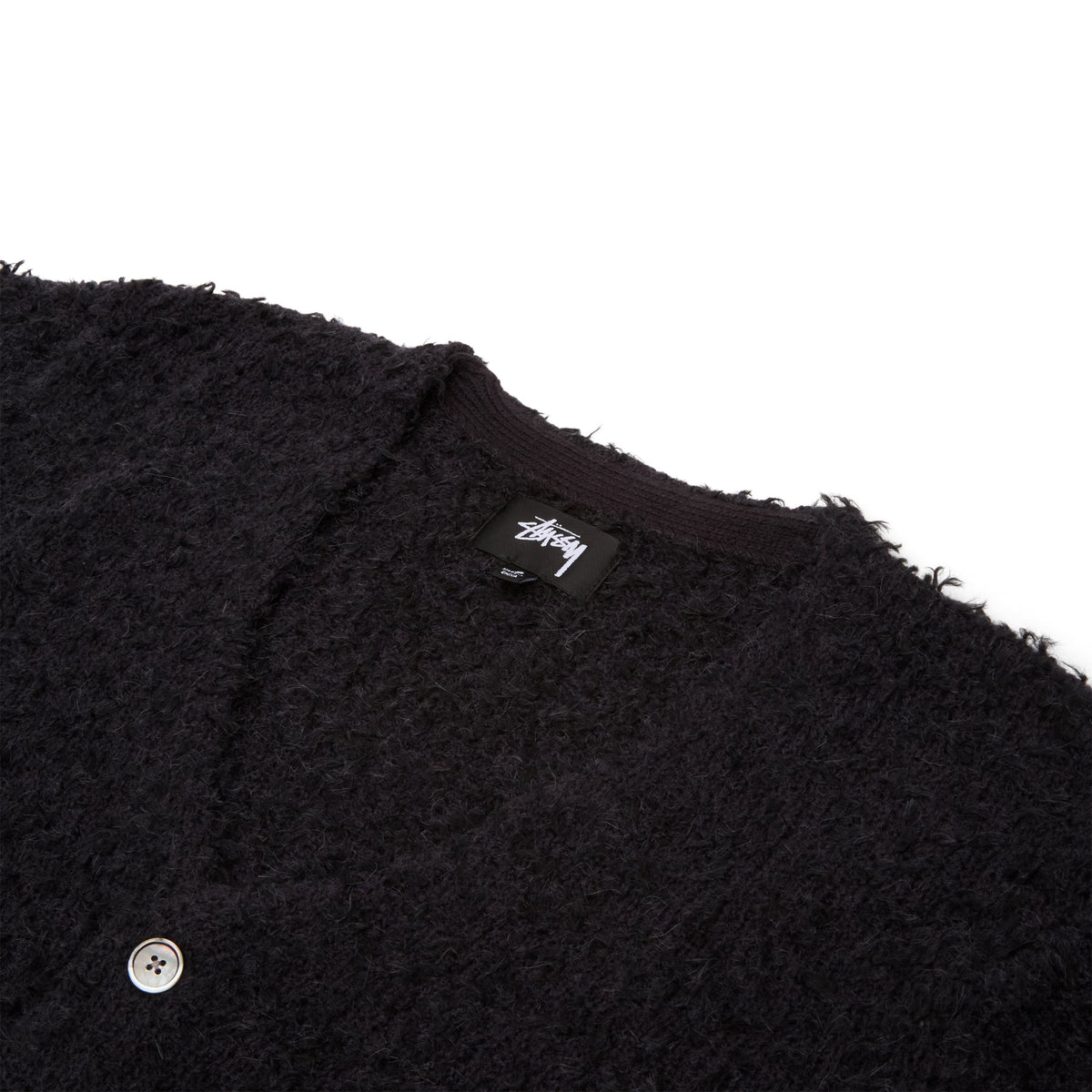 Stussy Textured Cardigan (Black) - Image 3