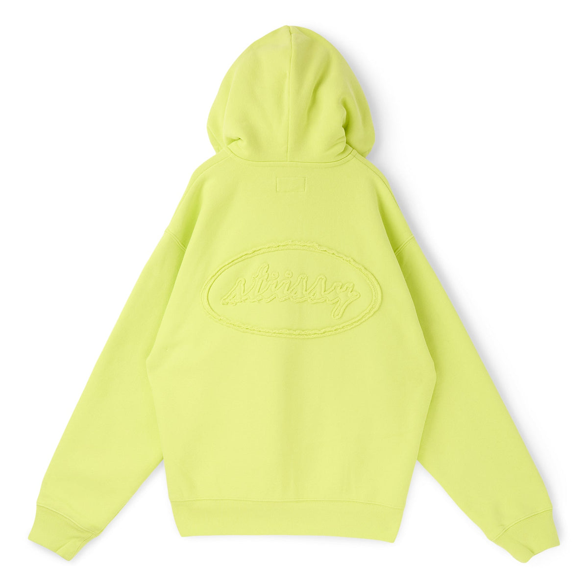 Stussy Cursive Applique Zip Hood (Lime) - Image 2