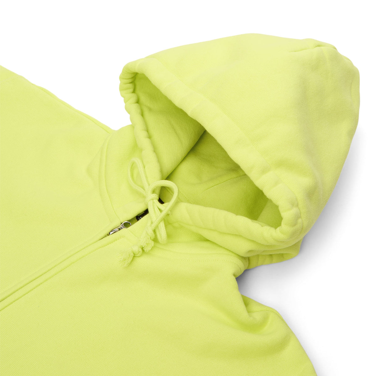 Stussy Cursive Applique Zip Hood (Lime) - Image 3