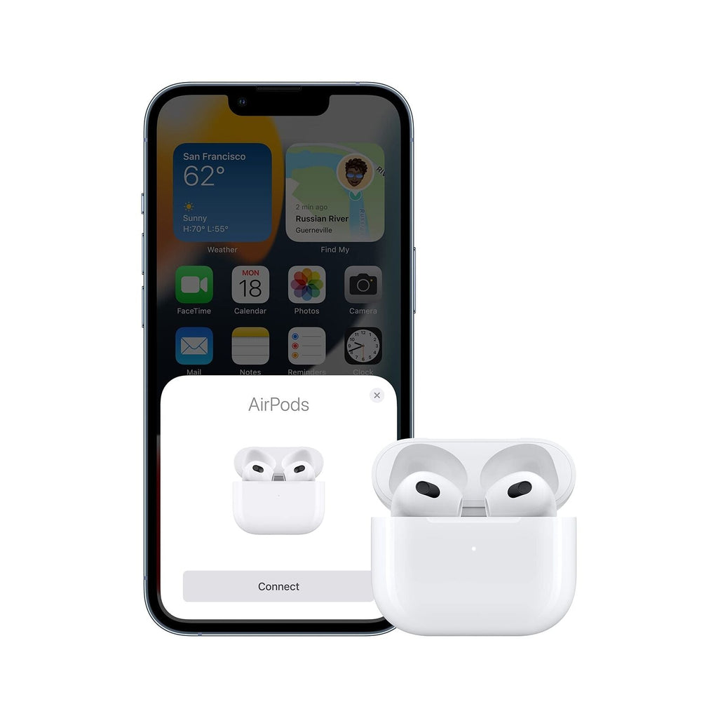 Apple AirPods (3rd generation) with Lightning Charging Case – White – MPNY3AM/A - Image 4