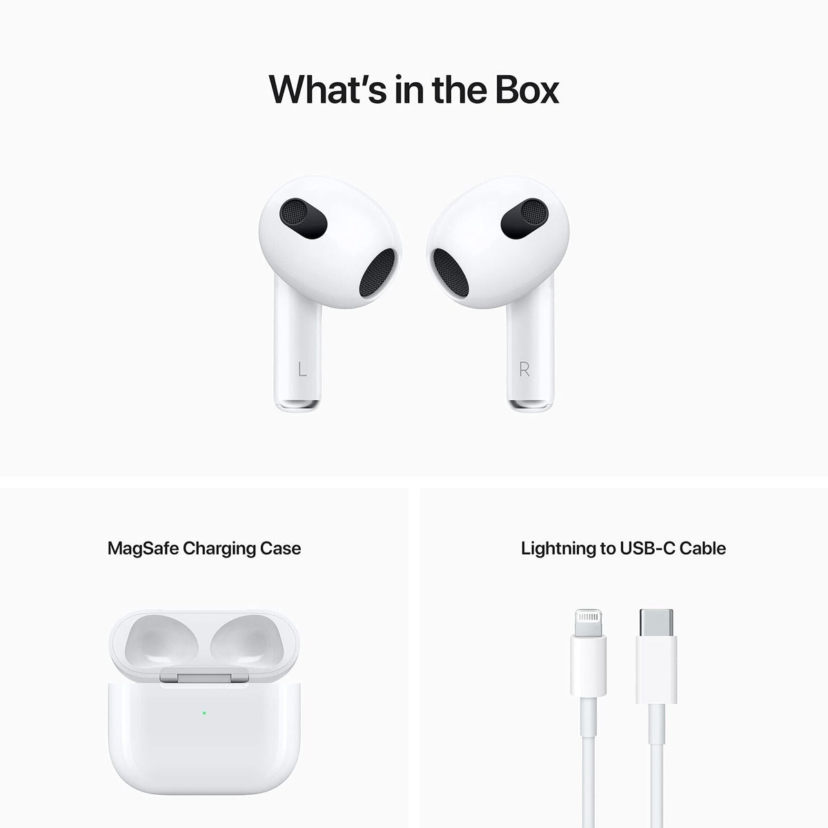 Apple AirPods (3rd generation) with Lightning Charging Case – White – MPNY3AM/A - Image 6