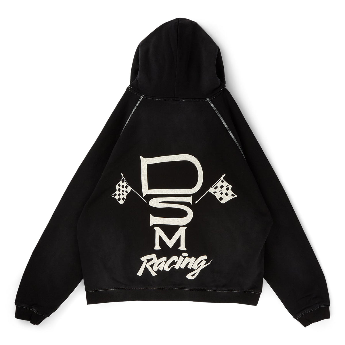 Diet Starts Monday Contrast Stitch Hoodie (Vintage Black) - Image 2