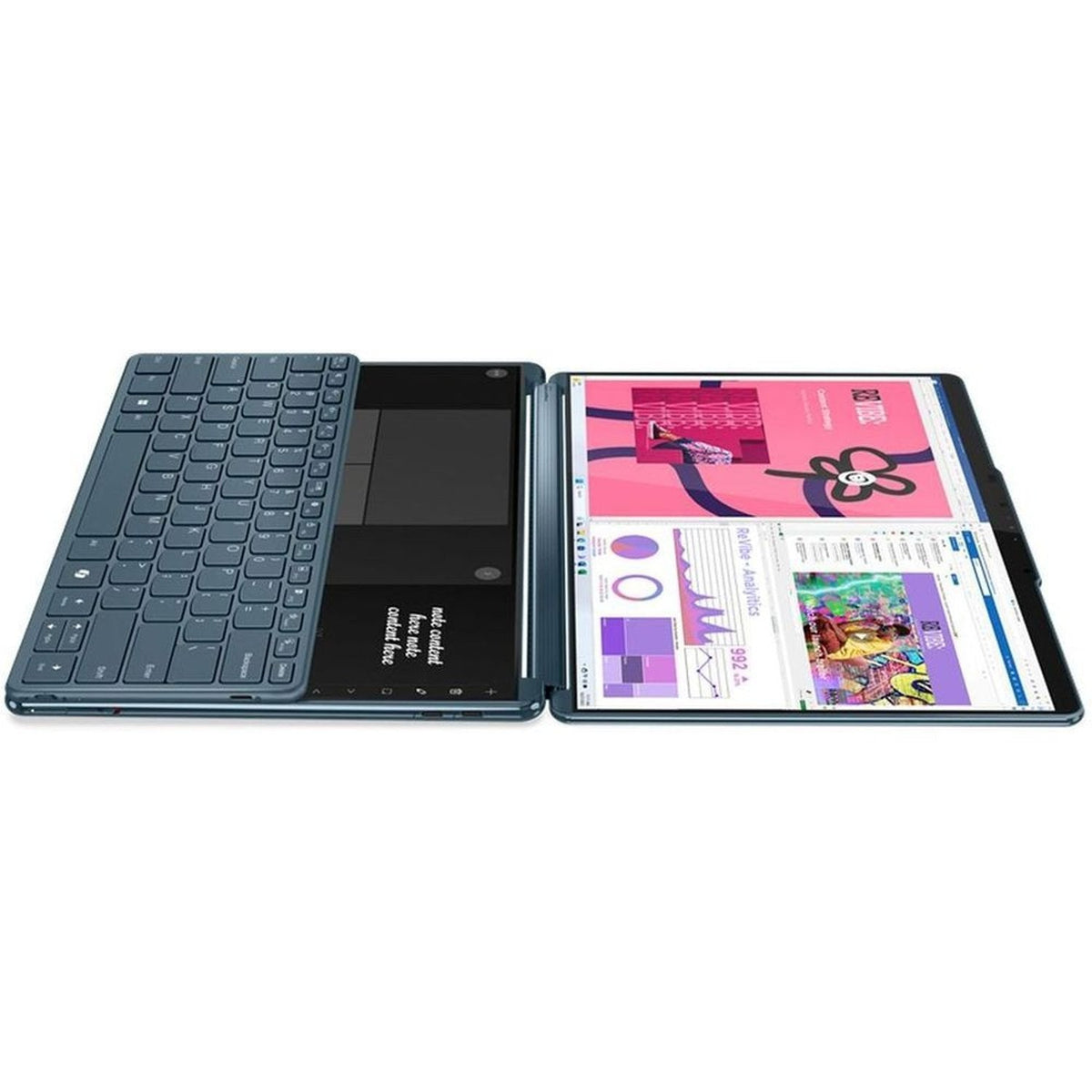 Lenovo Yoga Book 9 13IMU9 - 2.8K Touch - Ultra7-155U - 16GB RAM - 1TB SSD - Blue - Image 2