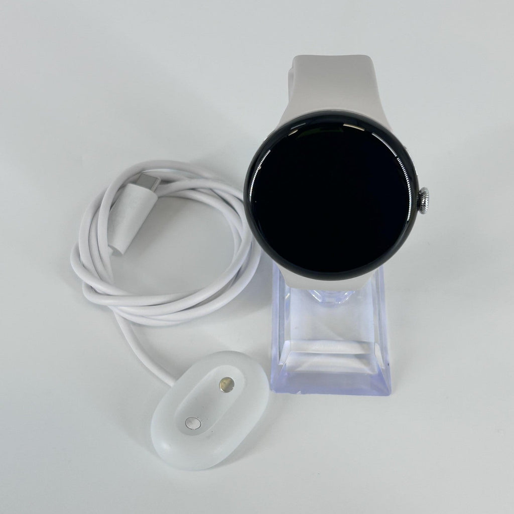 Google Pixel Watch 4 45mm Polished Silver Unlocked 32GB