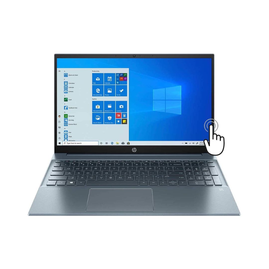 HP Pavilion – 15.6" FHD Touch – i7-1195G7 – 16GB RAM – 512GB SSD – Blue – 15-eg1073cl