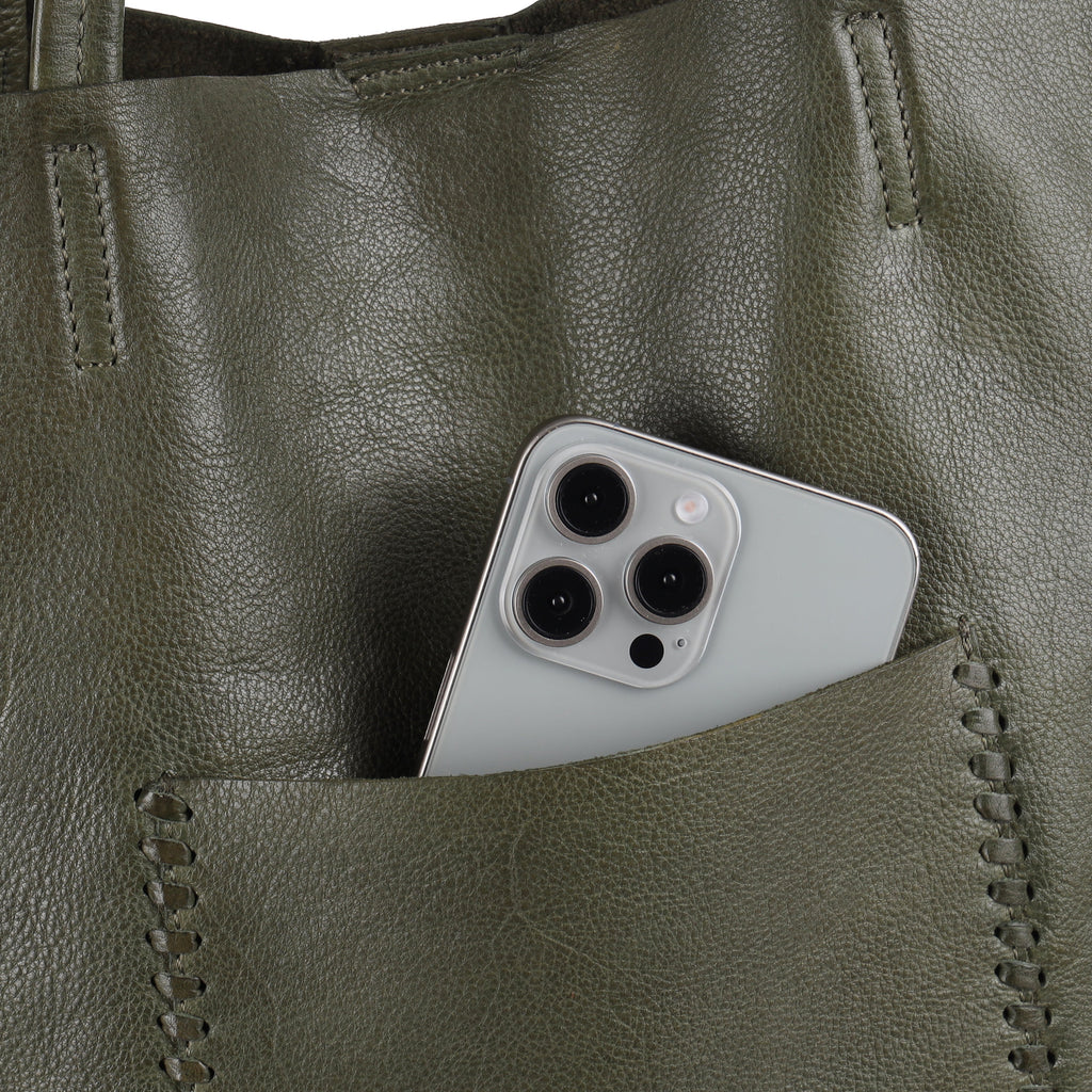 Dolce Leather Tote Bag - Image 11