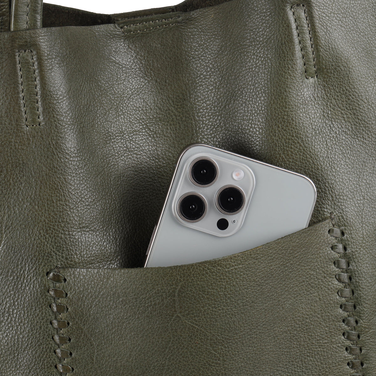 Dolce Leather Tote Bag - Image 11