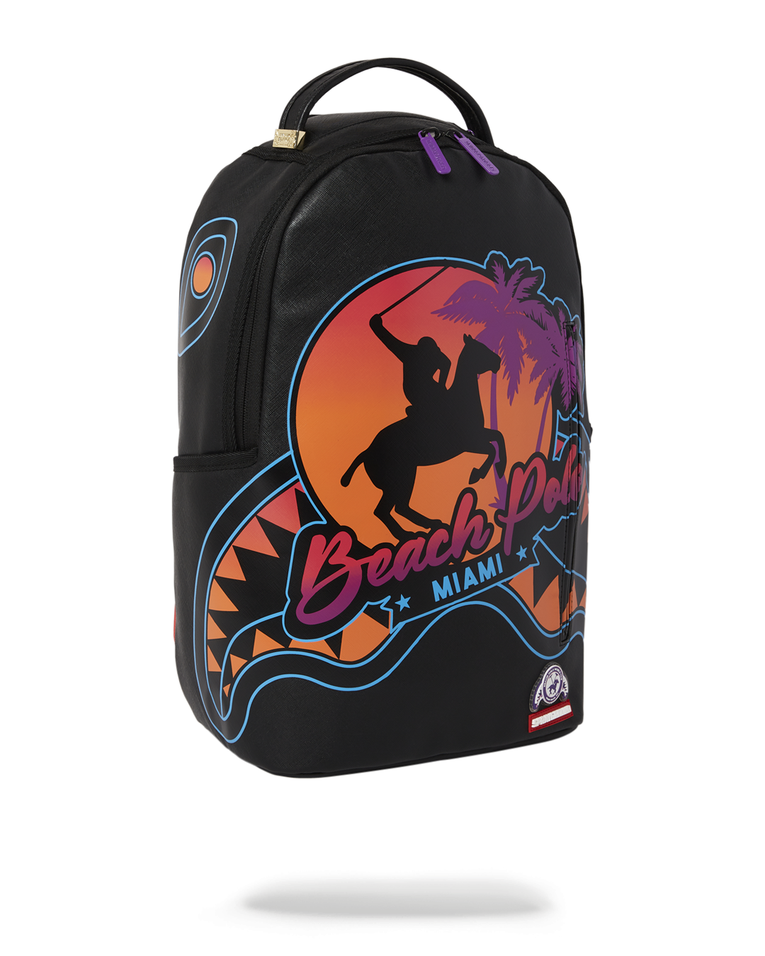 Miami Beach Polo Collab Backpack (Dlxv-Black) - Image 3
