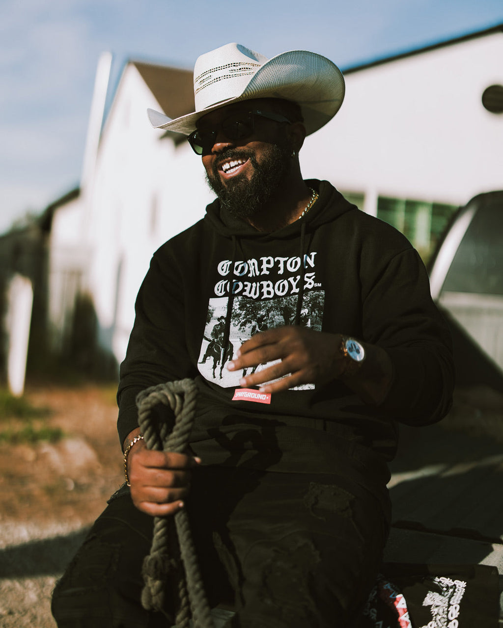 Compton Cowboys City Riders Hoody - Image 6