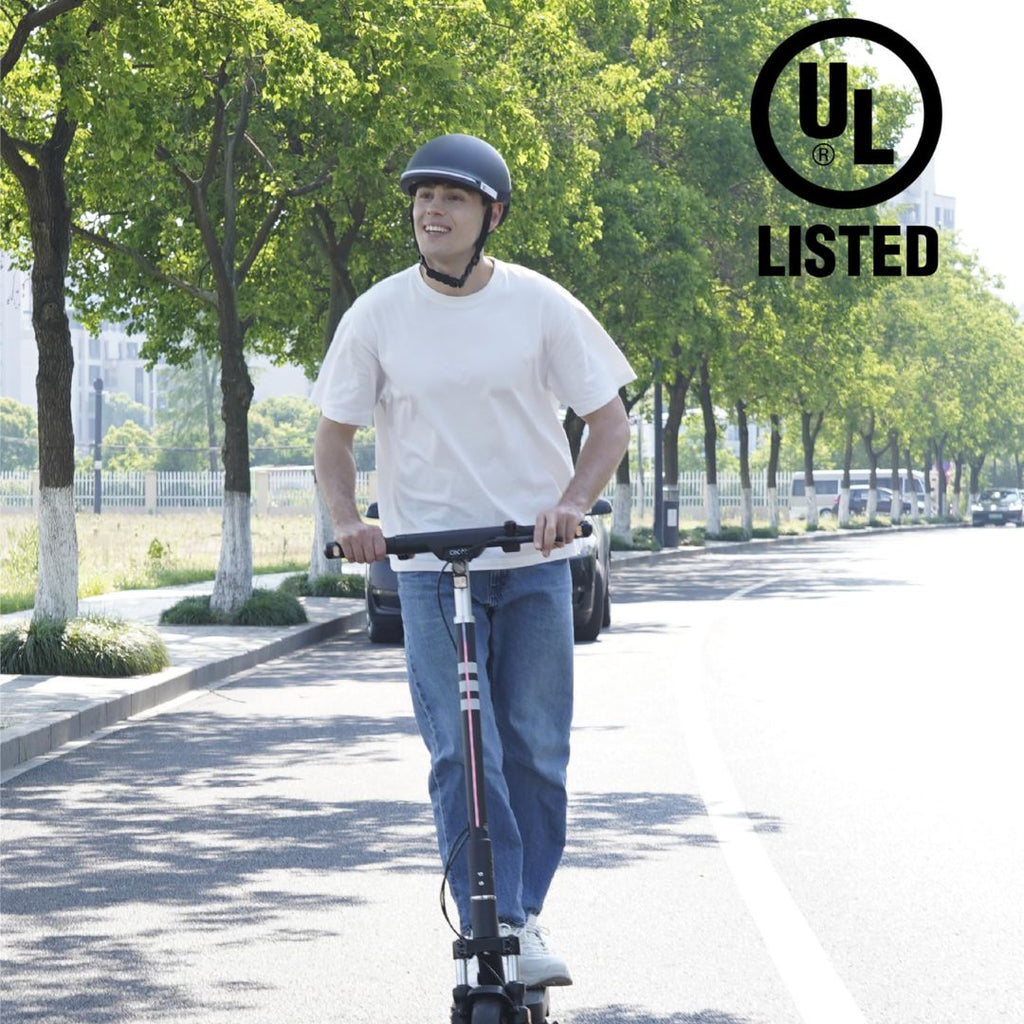 OKAI - Neon Ultra ES40 Dual-Suspension Electric Scooter w/ 43.5 Miles Max Operating Range & 24 mph Max Speed - Blue - Image 2