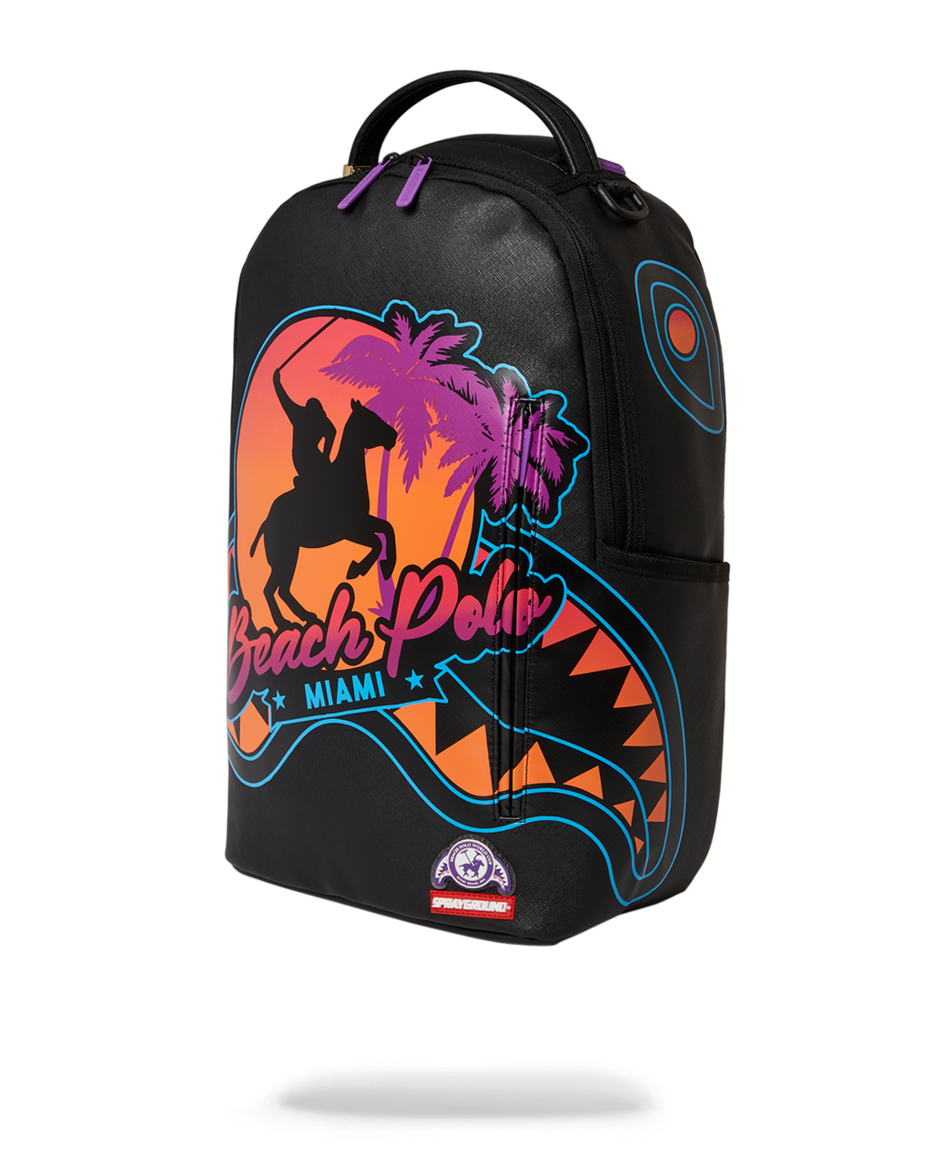 Miami Beach Polo Collab Backpack (Dlxv-Black) - Image 7