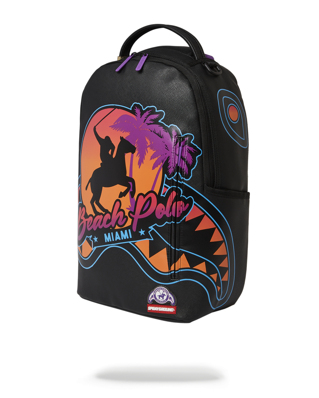 Miami Beach Polo Collab Backpack (Dlxv-Black) - Image 7