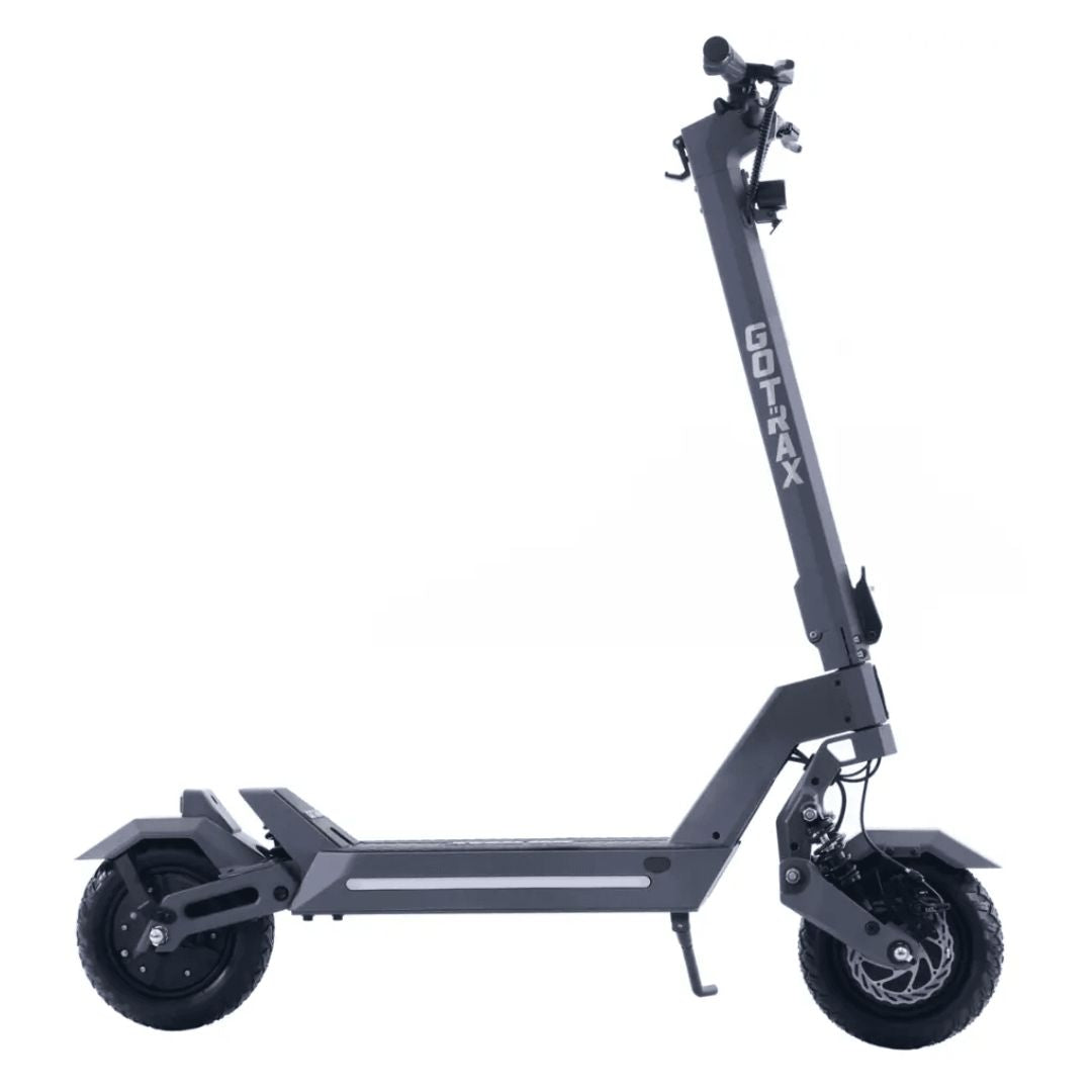 GoTrax - RAPTOR Electric Scooter w/28 mi Max Operating Range & 30mph Max Speed - Gray - Image 2