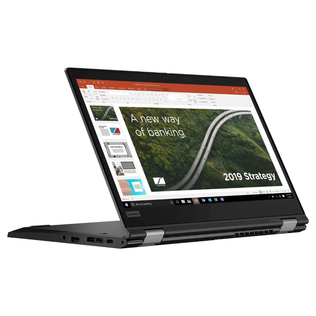 Lenovo ThinkPad L13 Yoga Gen 2 2-in-1 13.3" FHD Touch Laptop - Ryzen 5 Pro 5650U - 8GB RAM - 512GB SSD - Black - Image 4