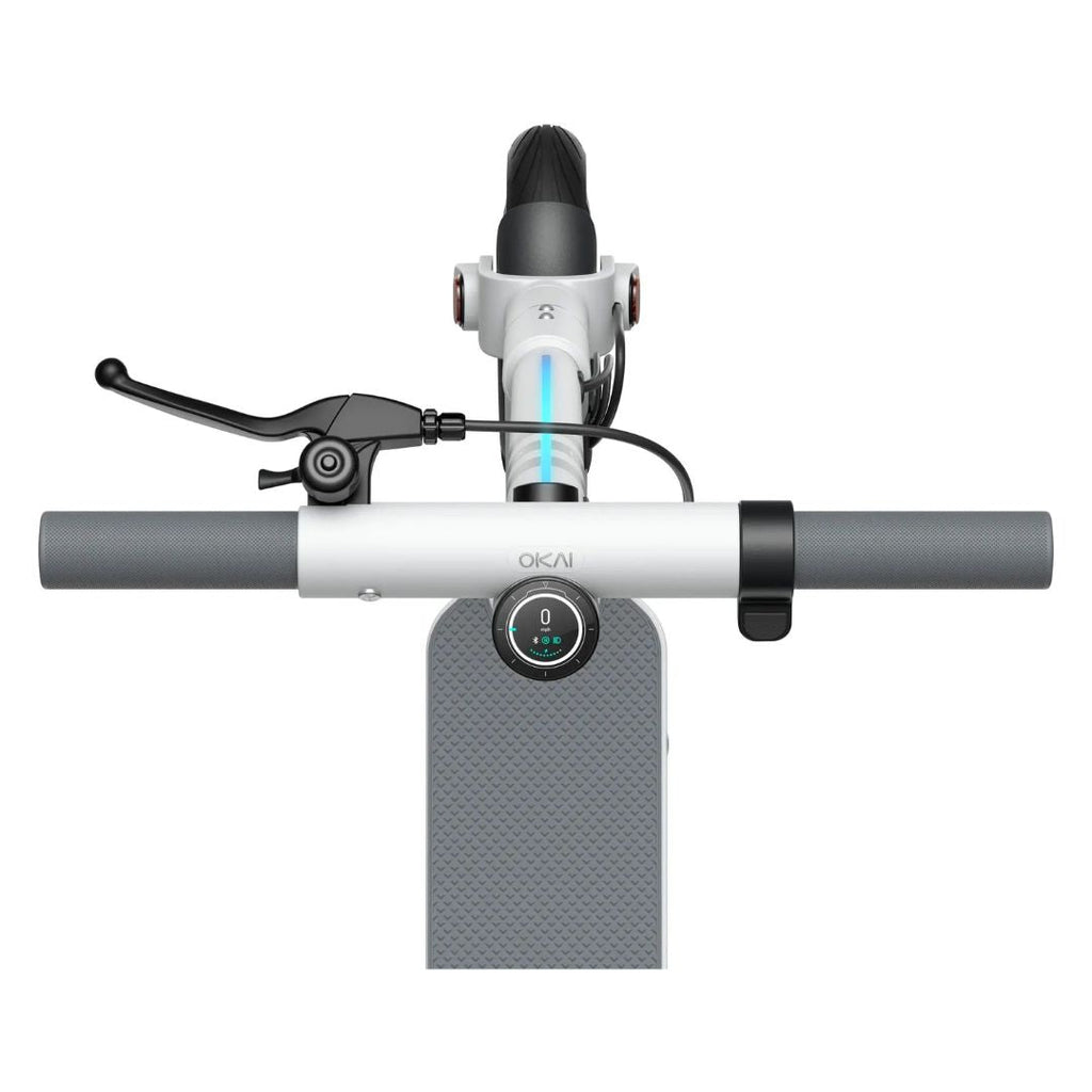 OKAI - Neon II Electric Scooter w/ 25 Miles Operating Range & 15.5 mph Max Speed - White - ES20-WHITE - Image 2