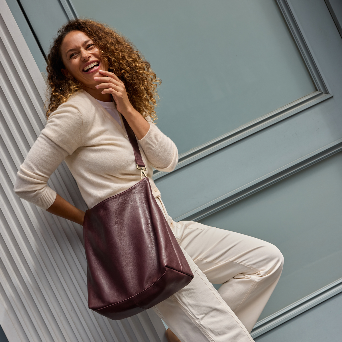 Bree Milled Leather Shoulder Bag - Image 26