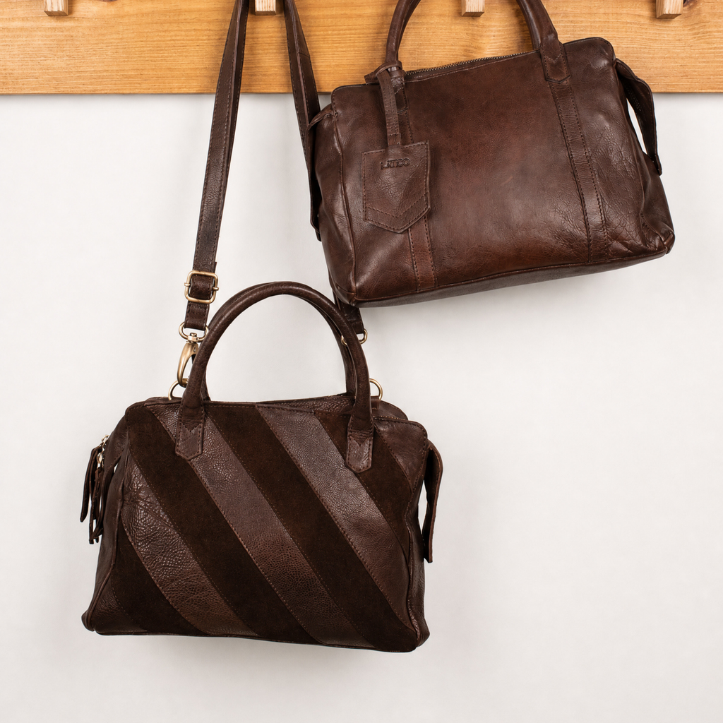 James Suede Leather Crossbody Bag - Image 12