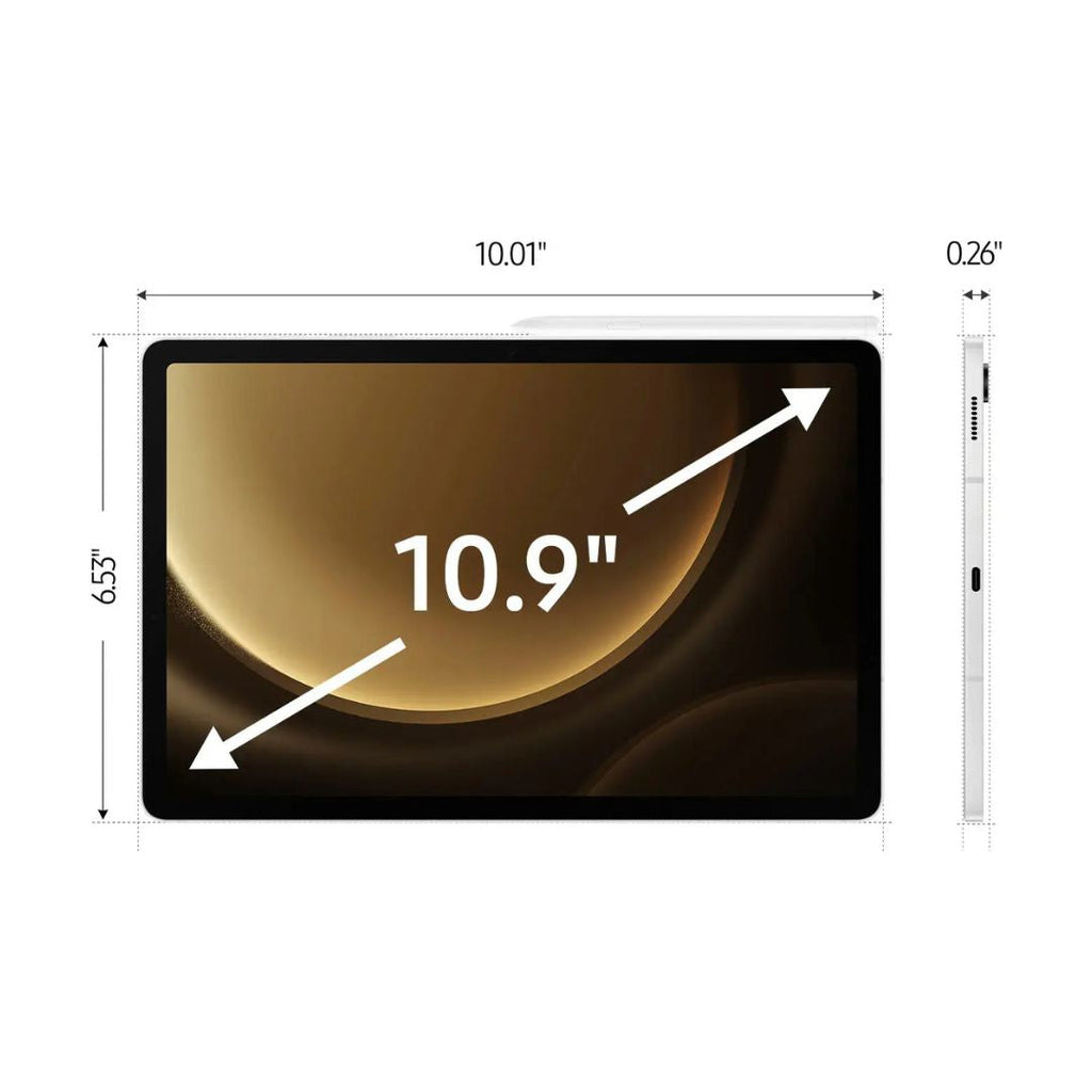 Samsung Galaxy Tab S9 FE - 10.9" 256GB - Wi-Fi - Silver - SM-X510NZSEXAR - Image 2