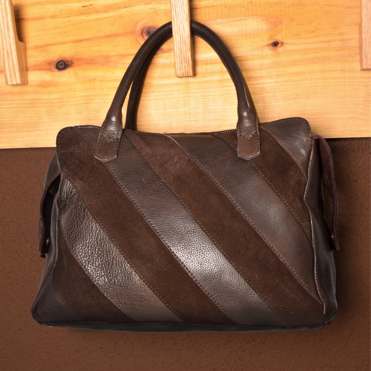 James Suede Leather Crossbody Bag - Image 14