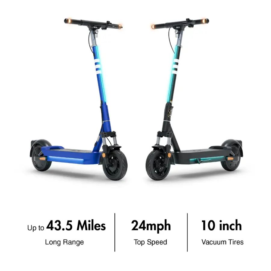 OKAI - Neon Ultra ES40 Dual-Suspension Electric Scooter w/ 43.5 Miles Max Operating Range & 24 mph Max Speed - Image 9
