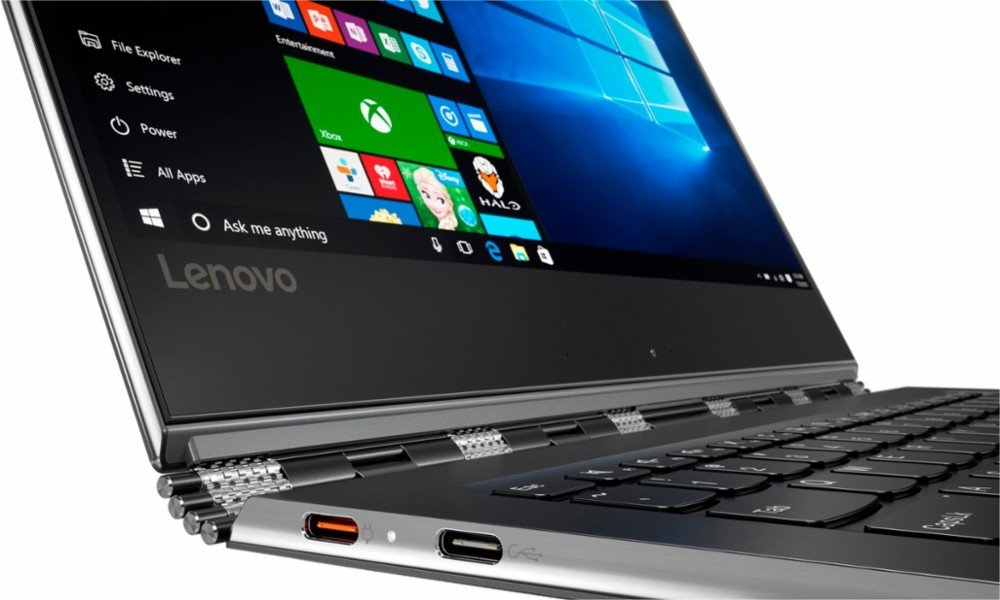 Lenovo - Yoga 910 2-in-1 14" - Intel Core i7 - 8GB RAM - 256GB SSD - Silver - 80VF002JUS - Image 8