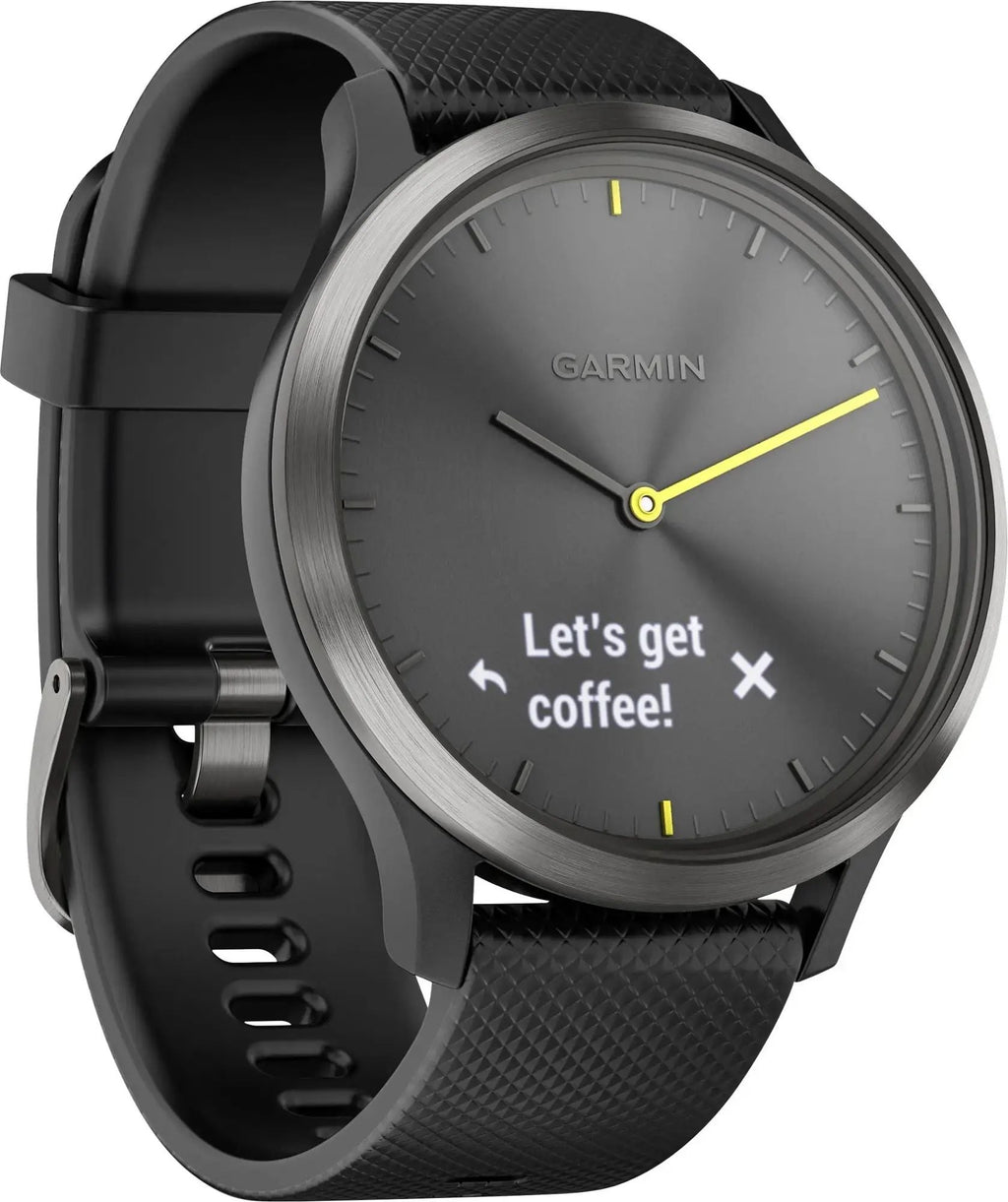 Garmin vívomove HR Sport Hybrid Smartwatch – Black – 010-01850-11 - Image 2