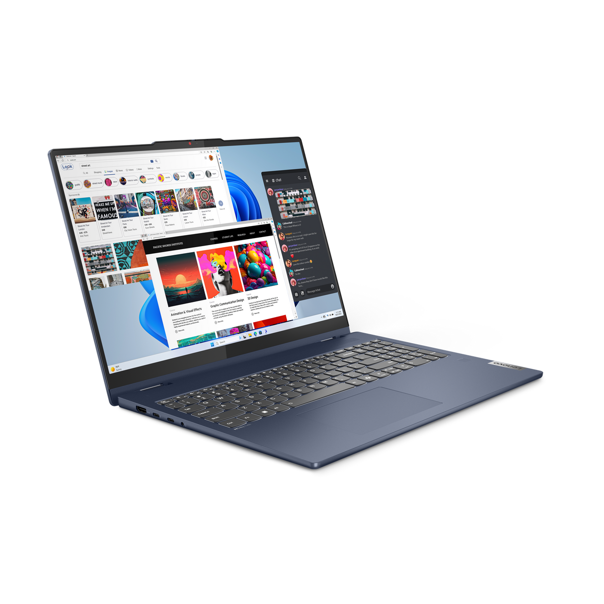 Lenovo IdeaPad 5-16IRU9 – 16" FHD+ Touch – Intel Core 7-150U – 16GB RAM – 1TB SSD – Cosmic Blue – 83DU001KUS - Image 6