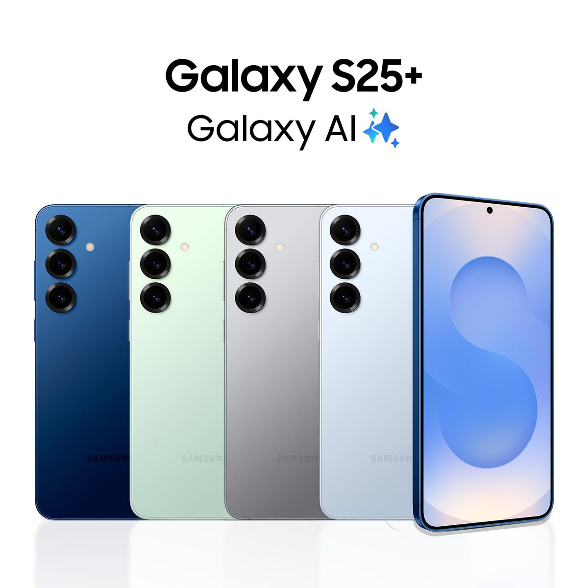 Unlocked Samsung Galaxy S25 Plus 5G - 256GB - Silver Shadow - SM-S936UZSAXAA - Image 2
