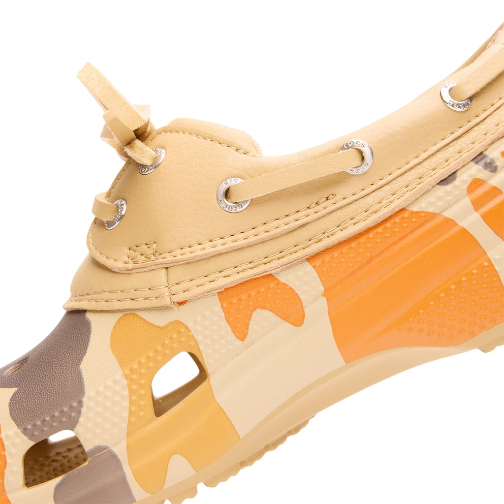 Crocs Classic Duck Camo Boat Shoe (Tan/Shocking Orange) - Image 8