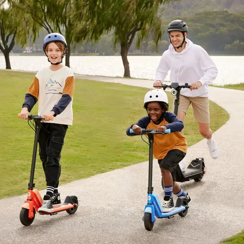 NIU - KQi Youth+ Electric Kids Scooter w/ 7.5 mi Max Operating Range & 10 mph Max Speed - Blue - KBE95AB2A11 - Image 6